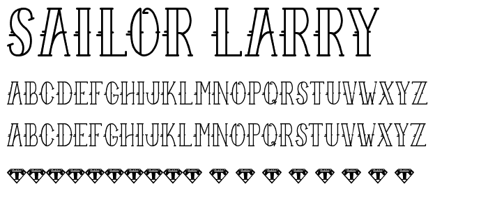Sailor Larry font